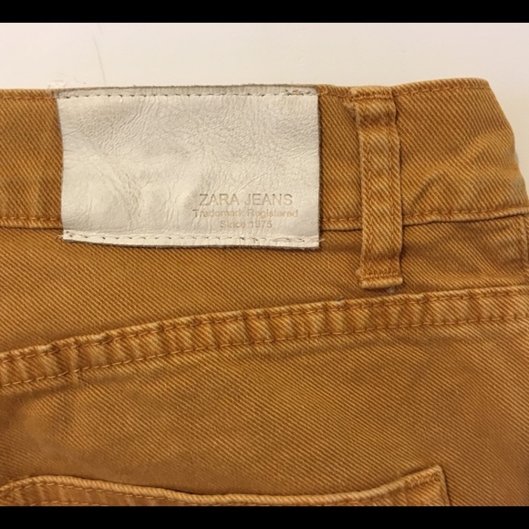Zara Men’s 31 Yellow Skinny Jeans - Picture 2 of 4